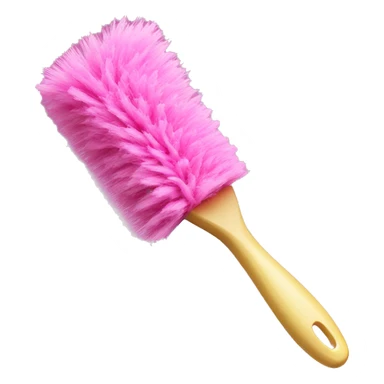 Pink scrubbing brush sticker