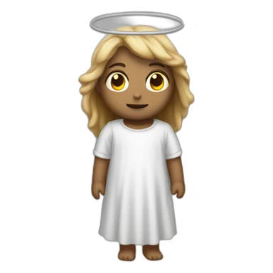 Biblically accurate scary angel sticker