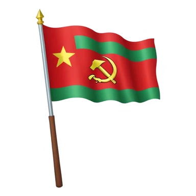 Flag of the Belarusian Soviet Socialist Republic sticker