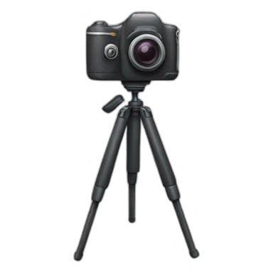 Camara con tripode sticker