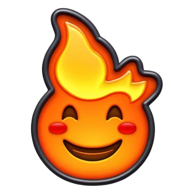 neon sign "hot" sticker