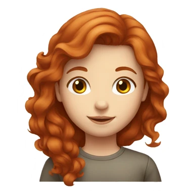redhead girl love with brown haird boy sticker