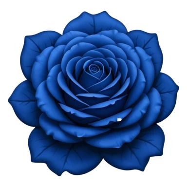 Dark blue  version of 🌹 sticker