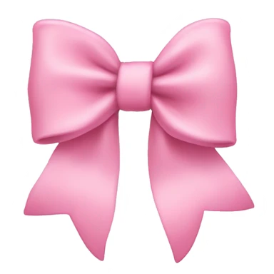 Baby pink bow sticker