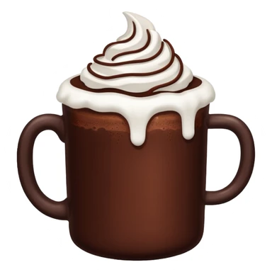 Hot chocolate sticker