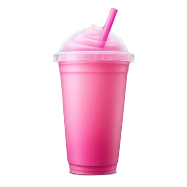 pink drink in to go up with ice sticker
