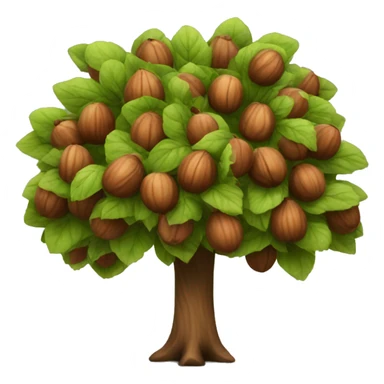 Hazelnut tree sticker