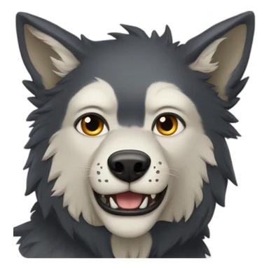 Loup garou sticker