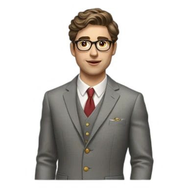 Hyperrealist Preppy spanish sticker