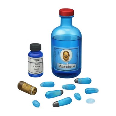 Blue pills, Moonshine, Pasha sticker