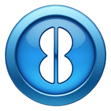 buetooth logo simbology sticker