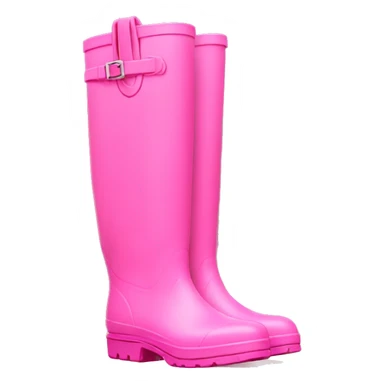 pink rain boots  sticker