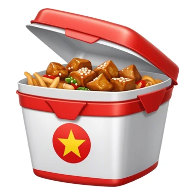 Chinese food take out sticker