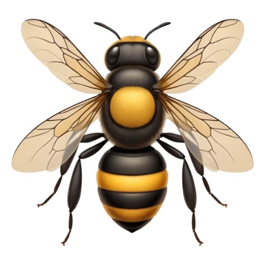 bee with a head of a black person  sticker