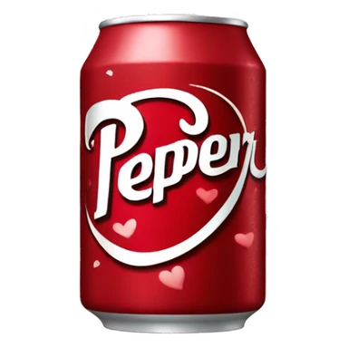 Drpepper with hearts sticker