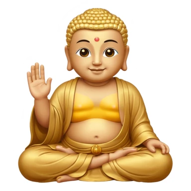 Cartoon Buddha sticker