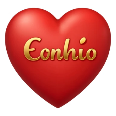 Put a heart with the name inside the heart mark sticker