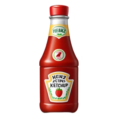 Heinz sauce brand bottle  sticker