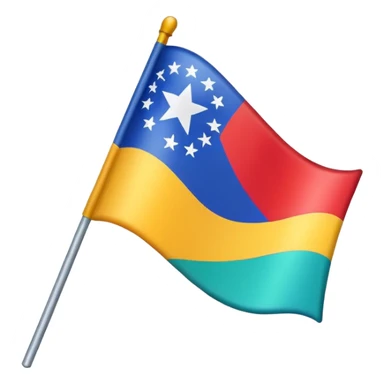 just a normal emoji flag sticker