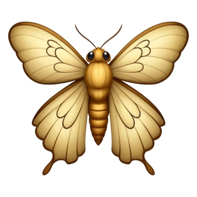 moth spirit surprised wing spread sticker