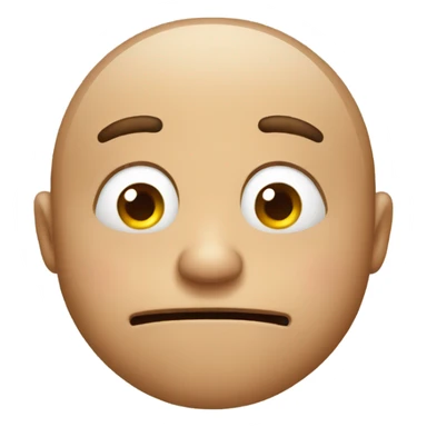 man rolling his eyes sticker