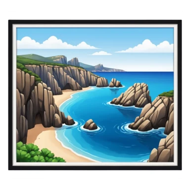 island of sardinia sticker