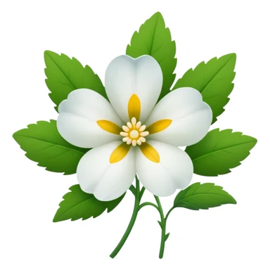 veronica flower white sticker