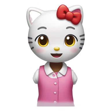 Hello kitty say yes  sticker