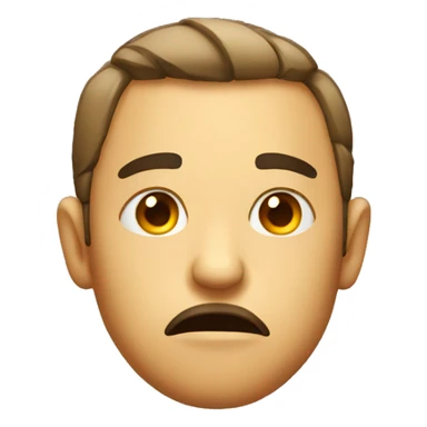 Emoji doing side eye sticker