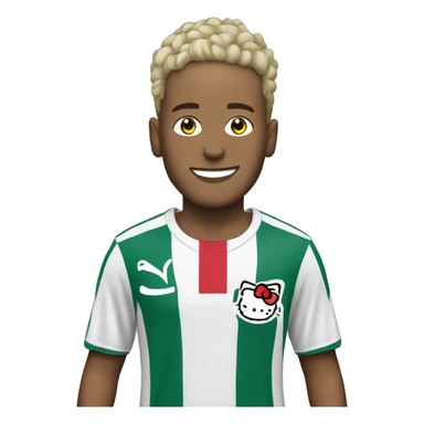 neymar with hello kitty  sticker