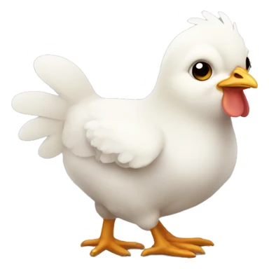 Cute small chicken  sticker