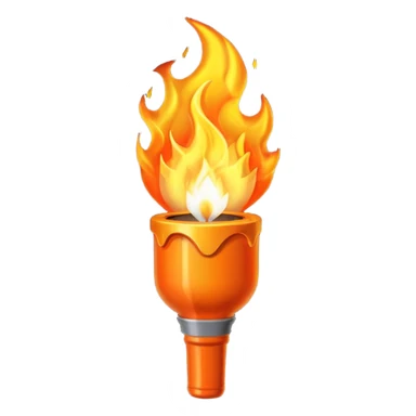 fire tourch sticker