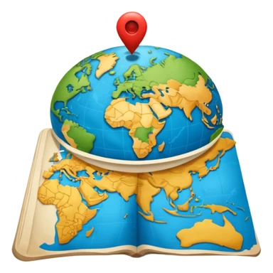 navegar, mar, mundo, mapa, brújula, dirección sticker