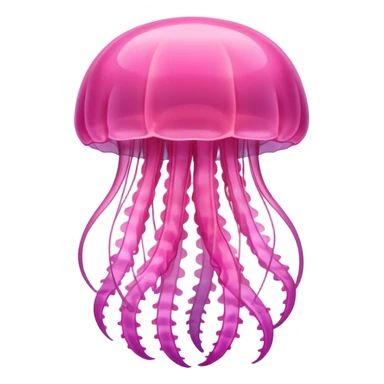 pink jellyfish sticker