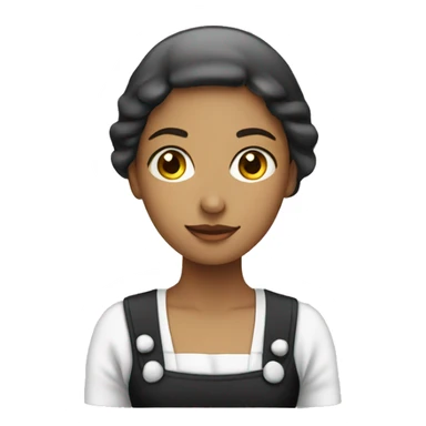 Women maid  sticker