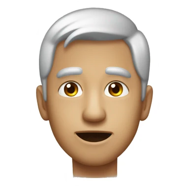 emoji expresion sería con un ojo media gerardo  sticker