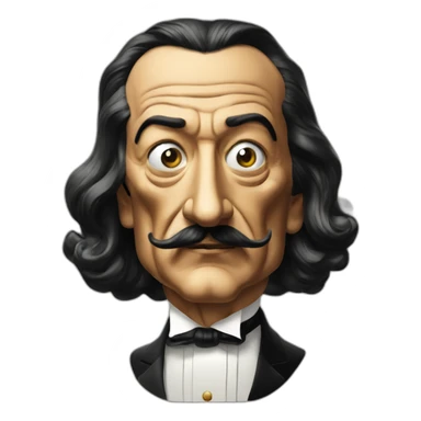 Salvator Dali sticker