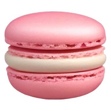 Soft pink macaron sticker