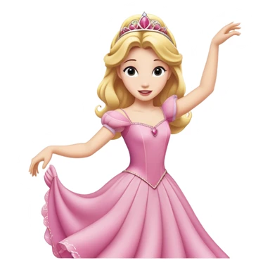 princesse disney qui danse  sticker
