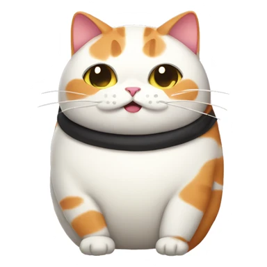 Fat sushi cat sticker