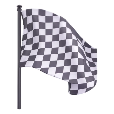 checkered racing flag sticker