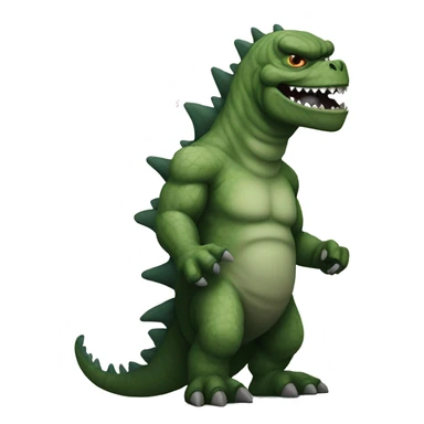 Godzilla dressed as Frankenstein  sticker