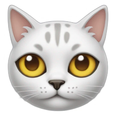 CAT with one eye sticker