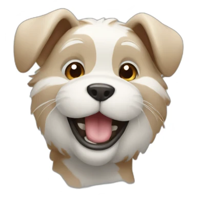 happy animal sticker