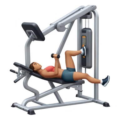 guy leg-extension quadriceps machine sticker
