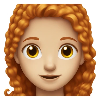 Redhead girl with hazel eyes who lives in spain sticker