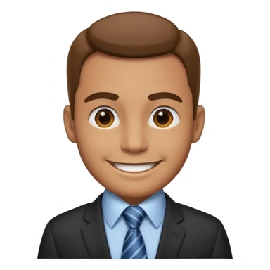 AN UNCLE with a tie in business clothes
 sticker