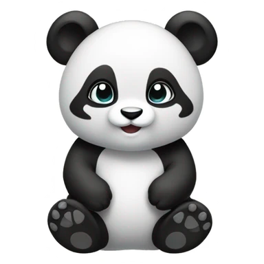 pandita amigable de Spandy store sticker