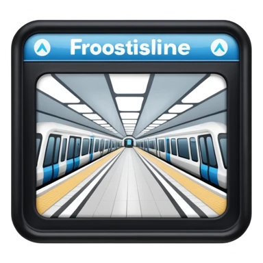 Frostline Metro Station sticker
