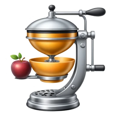 mac os icon fruit mechanical press squeezer sticker